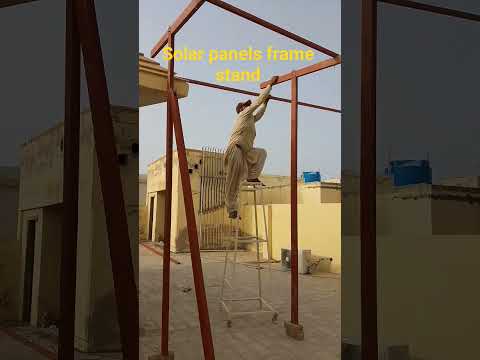 solar panels structure for 20 panels #solar #solarpanels #solartips