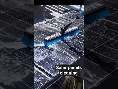Solar panels cleaning & solution of low pv production #solartips
