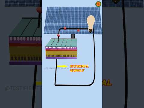 How solar panel works in hindi animation | explained in hindi with animation | testified technology