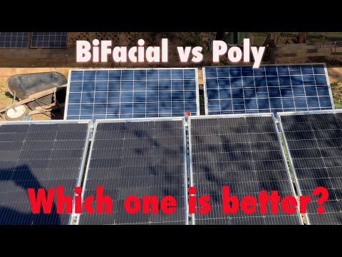 400w of Eco Worthy BiFacial solar panels vs 500w of  Used Poly.  Which one is most efficient?
