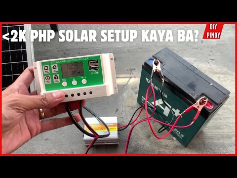Ultra Budget Solar Panel Setup for Small Appliances