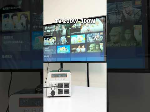 Let’s see what equipments can our 500w portable power station support. #solar #camping