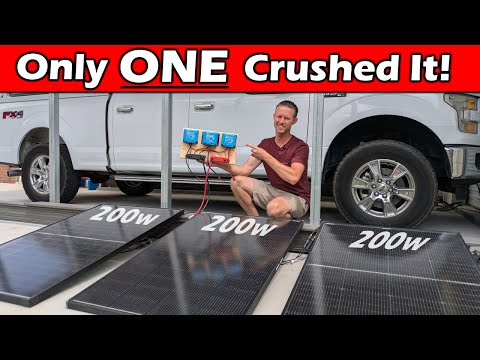 One of These Solar Panels Really Surprised Me… Renogy VS Callsun VS BougeRV