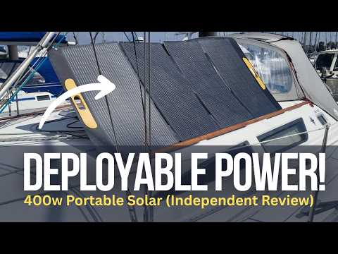 Can a Foldable Portable Solar Panel Help Power My Boat? Review VTOMAN