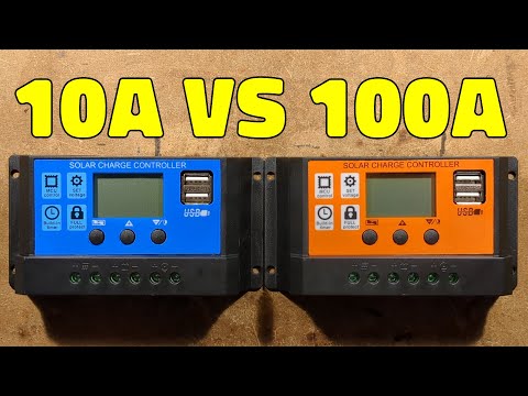 10A vs 100A solar charge controllers