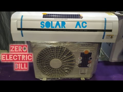 Direct Solar panels se Chalegi || Solar AC ||Day Time Zero Electric Bill ||Consumer Electronics Expo