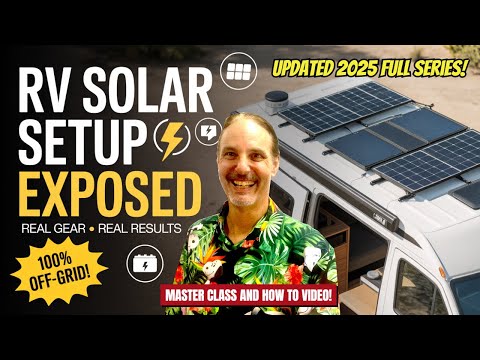 Full RV Solar Power System Install – EG4 6000XP, 48V Battery, Real-World Usage