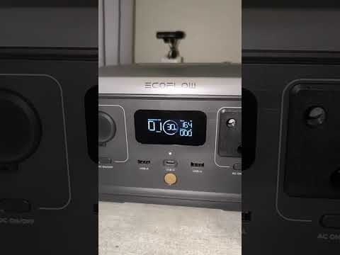 Ecoflow river 2 with portable 45w solar panels for my electrical needs #solar #ecoflow