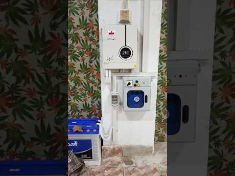 inverter Crown 4.2kw relax dual output Ags tubular Battery 3000 230Amp longi 610 10 panel