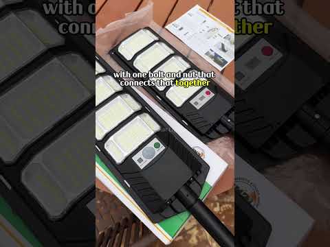 Eco-Friendly Outdoor Lighting with Solar Power! #solarlights #ledlight