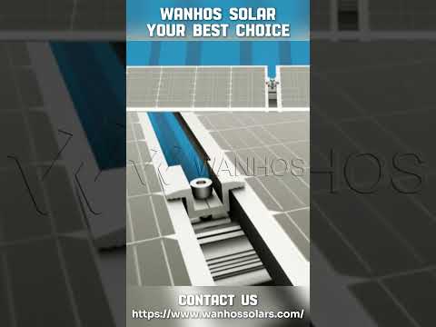 Mid Clamp for Solar Panels – Built Strong, Installed Fast #solarmounting#renewableenergy #solar