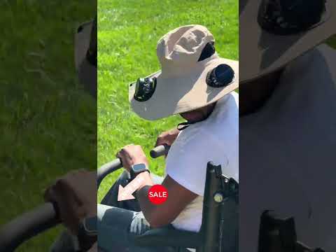 Stay Cool This Summer with the Solar Power Fan Hat! 🔥#solarpoweredfan #solar