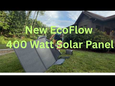 New EcoFlow 400 Watt Folding Solar Panel