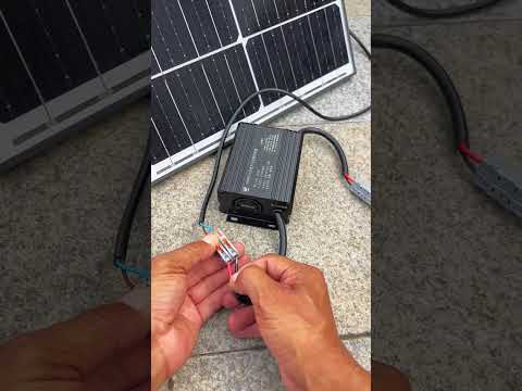 No more worrying about running out of power when riding an electric bike. New solar charger.