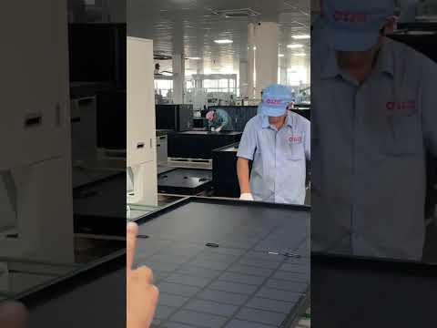 Solar module production lines