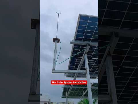 Solar power System Installation #solar #shorts #viral