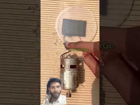 Can a mini solar panel run a 775 Dc motor