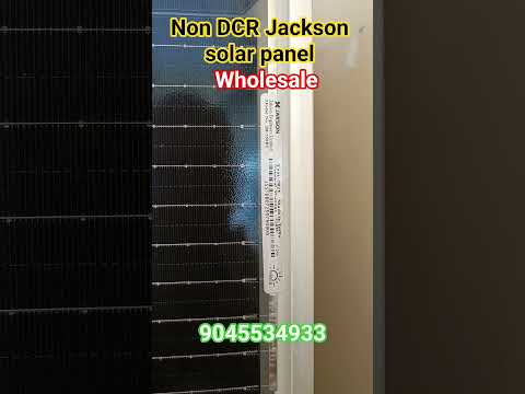 NON DCR Jackson solar panel wholesale me available#indiansolarenergy #roorkee