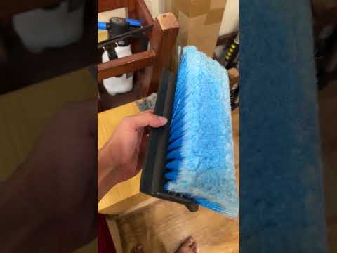 12 ft solar panel cleaning brush #solarcleaning #solarpanelmaintenance #solarbrush #solarpanel