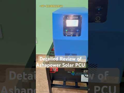 Ashapower Solar Pcu| Details Explained|​⁠OFFGRID system|@jksolarsolutionspowersyste6458
