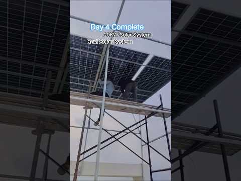Solar Panel Installation #solarpanelsystem  #renewableenergy #solarsystem #electrical #solarpanel