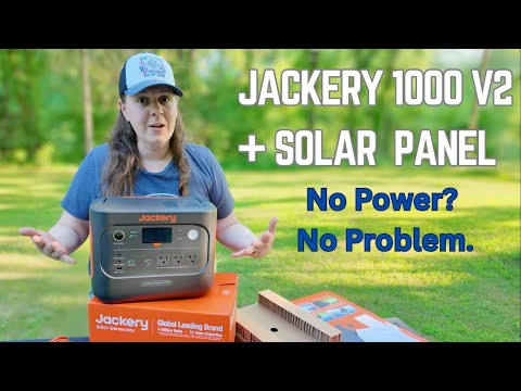 Must-Have for Emergencies: Jackery Solar Generator 1000 V2 + Solar Panel Kit