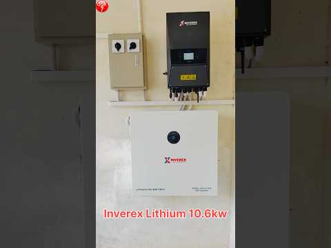 Inverex Lithium 10.6kw with Inverex Nitrox 10kw Hybrid Solar Inverter 2025. DGK7 Solar System