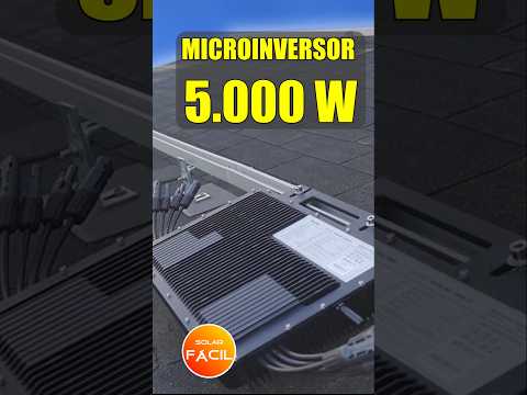 Microinversor 5.000W para 8 Paneles Solares – Eficiencia y Ahorro Energético