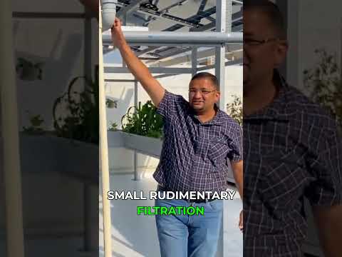 Harvest Rainwater with your solar panels! #sustainablesolutions #rainwaterharvesting