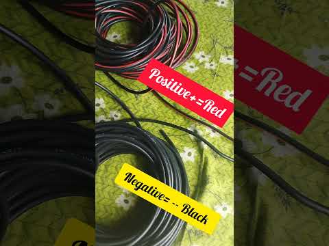 Dc cables for Solar panels. #Shorts#shots#dc solarcable
