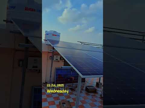 5 kw solar system #solar #solarsystem #solarpower #solarsolutions #facts   #solarpanels #viralshorts