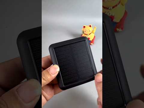 Solar Power Bank with Flashlight & 4-in-1 Cables – Perfect Travel Gadget! ☀️🔋