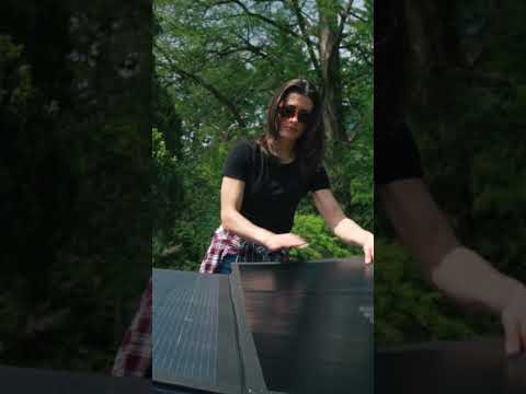 🌞 Charge anywhere. Meet the Solar EV Charger — perfect for campers and off-grid solutions!