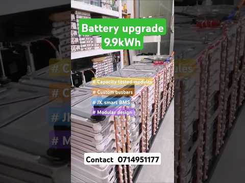 9.9kWh battery pack for #solar #solarbattery #leafbattery #battery #viral #srilanka #nissanleaf #ev