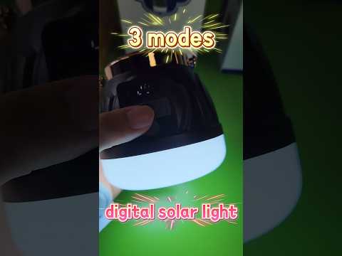 3 modes solar digital light#light#digital#solar