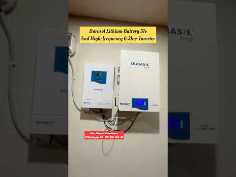 Durasol Lithium battery and Inverter By dev power solutions at Noida
