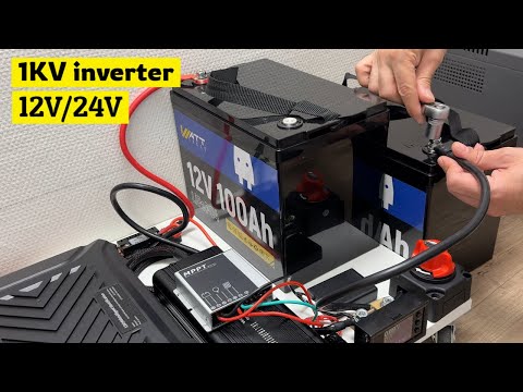 12V vs 24V Batteries how to Install for Solar Energy Storage system