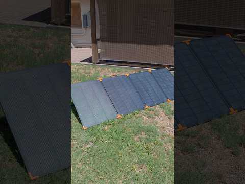 ZOUPW N-Type 350W Portable Solar Panel #solar #diy #camping #power #offgrid #anker @ZOUPWTECH