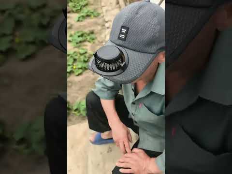 Stay Cool This Summer with the Solar Power Fan Hat! 🔥 #lifeisbutadream InnovativeWearable