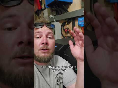 Initial balance charging my 64kw @fogstarbatteries #offgridliving #solar #vanlife #boatlife