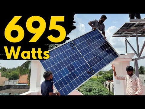 695 Watts TopCon Solar panel from king Maker Waaree, இந்த சோலார் பேனல் போதும் வெச்சு செய்யும்.