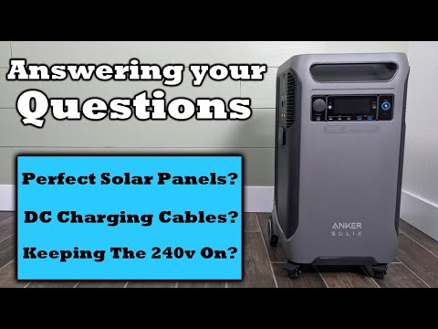 Anker SOLIX F3800 – Your Questions Answered! DC Charging Cables – Ideal Solar Panels – and More!