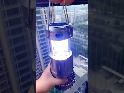 Three-in-One Magic Solar · Fan · Horse Lantern Must Have for Outdoor Lovers