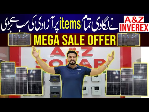 14 August Azadi Sale💚- Solar Inverter & Solar Panels-Mega Discount💚|Solar Panel and Inverters Price