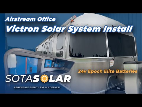 Airstream Victron Energy Solar Install – Full 24V Lithium & DC-DC Charging Setup