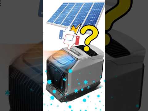 Aire Acondicionado SOLAR portátil EcoFlow Wave #tech #solar #eco #camping #campervan @EcoFlowTech