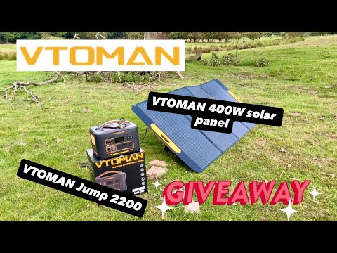 🤫 VTOMAN Jump 2200 & 400W Solar Panel 👍👍👍👍👍