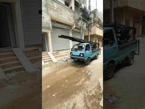 Elevated 21 Solar Panel Structure ￼Work Location Quaidabad Karachi #solarproject #solarenergy