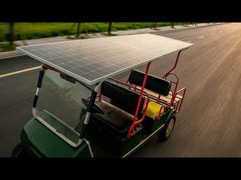 Installing 500W Solar Panels On Abandoned Electric Bus β Unbelievable Results!