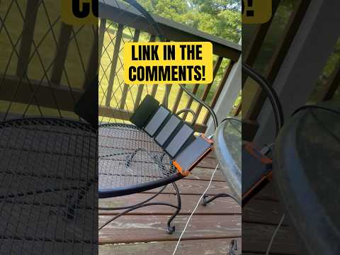 The perfect powerbank with cables & solar built in & 39,800 MAH!